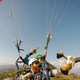 Illustration for article titled Parahawking: An Actual Sport That Mixes Paragliding And GIANT BIRDS